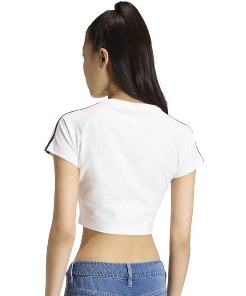 adidas(アディダス)の「adidas SST BABY TEE / アディダス SST ベビー Tシャツ(Tシャツ/カットソー・レディース・ホワイト・S/M/L)」の8枚目の写真