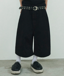 SCALLYWAG | カーブドダートコットンバミューダショーツ[ブラック](その他パンツ)