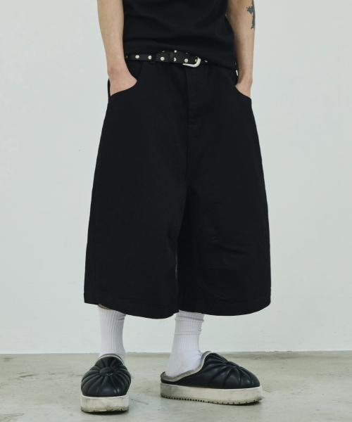 SCALLYWAG（スカリーワグ）の「カーブドダートコットンバミューダショーツ[ブラック]（その他パンツ・レディース・その他・SMALL/MEDIUM）」の6枚目の写真