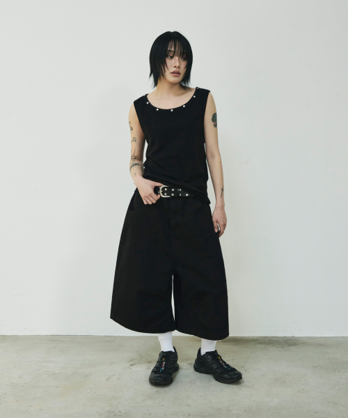 SCALLYWAG（スカリーワグ）の「カーブドダートコットンバミューダショーツ[ブラック]（その他パンツ・レディース・その他・SMALL/MEDIUM）」の7枚目の写真