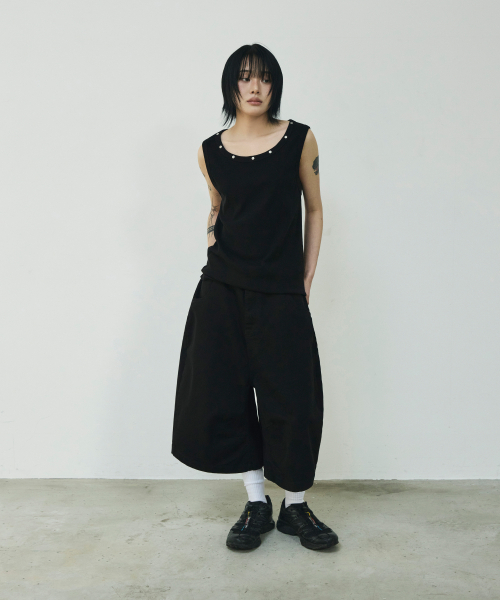 SCALLYWAG（スカリーワグ）の「カーブドダートコットンバミューダショーツ[ブラック]（その他パンツ・レディース・その他・SMALL/MEDIUM）」の10枚目の写真