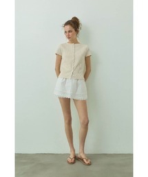ALEXIA STAM | Lace Divided Skirt /レースキュロット(Tシャツ/カットソー)