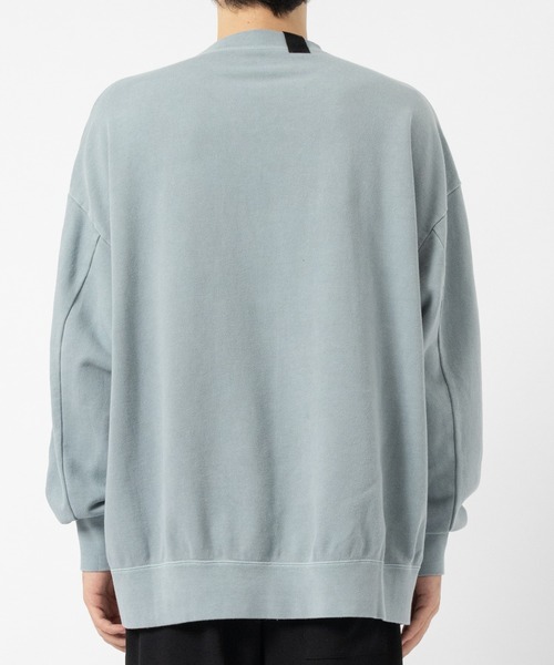 N.HOOLYWOOD(N.ハリウッド)の「CREW NECK SWEATSHIRT(スウェット・メンズ・ダークグレー/ライトブルー・40/38/36)」の7枚目の写真