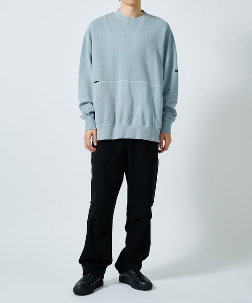 N.HOOLYWOOD(N.ハリウッド)の「CREW NECK SWEATSHIRT(スウェット・メンズ・ダークグレー/ライトブルー・40/38/36)」の5枚目の写真