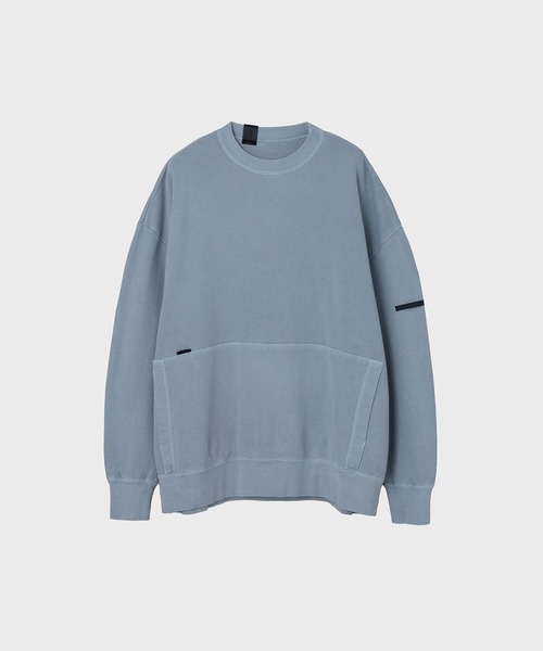 N.HOOLYWOOD(N.ハリウッド)の「CREW NECK SWEATSHIRT(スウェット・メンズ・ダークグレー/ライトブルー・40/38/36)」の6枚目の写真