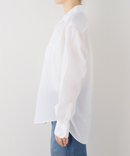 journal standard L'essage(ジャーナルスタンダードレサージュ)の「Frank&Eileen/フランク&アイリーン cotton viole シャツ(シャツ/ブラウス・レディース・ホワイト・SMALL)」の2枚目の写真