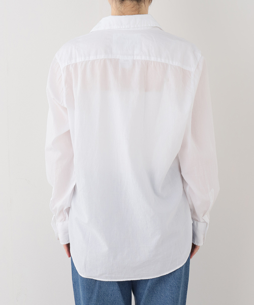 journal standard L'essage(ジャーナルスタンダードレサージュ)の「Frank&Eileen/フランク&アイリーン cotton viole シャツ(シャツ/ブラウス・レディース・ホワイト・SMALL)」の3枚目の写真