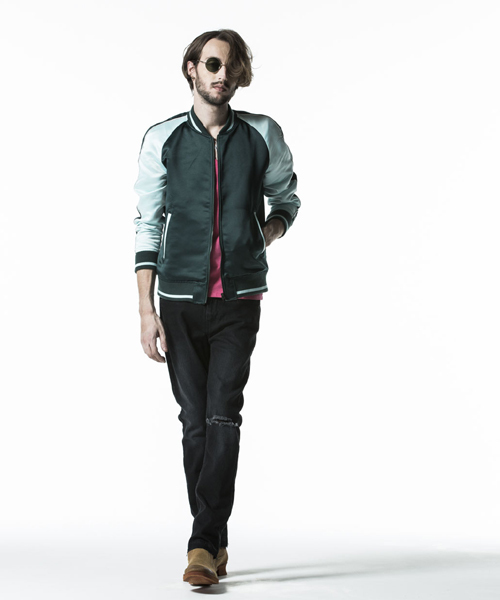 NO ID.(ノーアイディ)の「mp4173-ストレッチデニムUSED加工テーパードPT パンツ(デニムパンツ・メンズ・ブラック/インディゴブルー/ブルー系その他・2/1/3)」の14枚目の写真