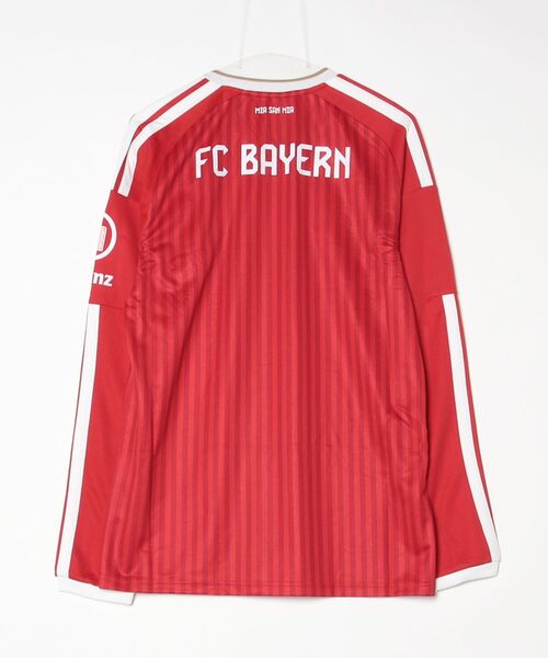 adidas(アディダス)の「FCバイエルン 26/27 ホームユニフォーム 長袖 / アディダス adidas(Tシャツ/カットソー・メンズ・レッド・X-LARGE/XX-LARGE/XXX-LARGE/LARGE/MEDIUM/SMALL)」の6枚目の写真