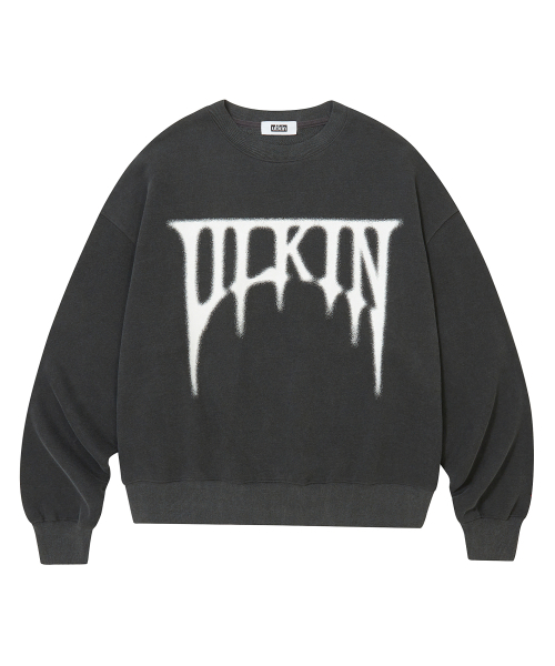 ULKIN(ウルキン)の「スモージングスカルグラフィックスウェットシャツ_チャコール(スウェット・メンズ・チャコール・MEDIUM/X-LARGE)」の1枚目の写真