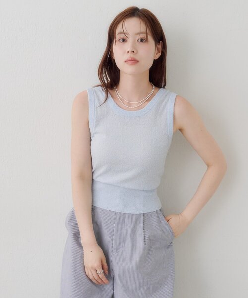 Kastane(カスタネ)の「【WEB先行/2サイズ展開/低身長サイズ】SETUPステッチ刺繍パンツ(その他パンツ・レディース・ネイビー/ブラック/ブルー・1/0)」の15枚目の写真