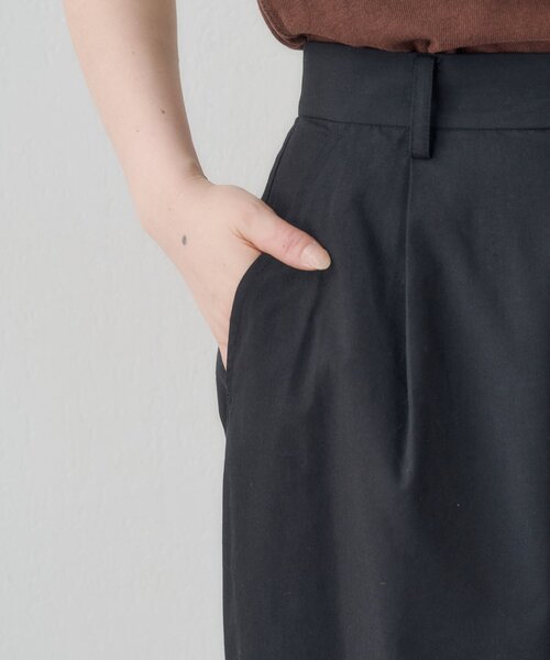 Kastane(カスタネ)の「【WEB先行/2サイズ展開/低身長サイズ】SETUPステッチ刺繍パンツ(その他パンツ・レディース・ネイビー/ブラック/ブルー・1/0)」の9枚目の写真