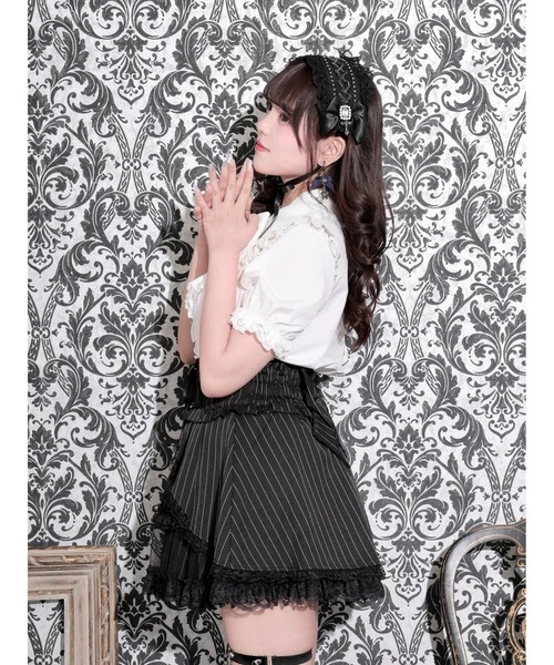 NOEMIE(ノエミー)の「ゴシックヨークジャボリボンブラウス(シャツ/ブラウス・レディース・パープル/ブラック/オフホワイト・M)」の5枚目の写真