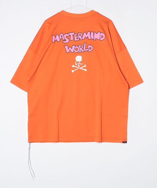 mastermind JAPAN（マスターマインド）の「BOXY BE TRUE TEE（Tシャツ/カットソー・メンズ・オレンジ/レッド/ホワイト・XL）」の4枚目の写真