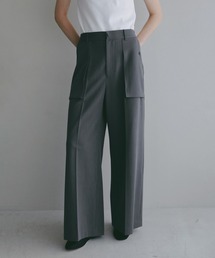 OUT POCKET WIDE PANTS