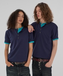 ASSORT LIGHTWEIGHT FRENCH TERRY COMPACT HENRY NECK T/アソートライトウェイトフレンチテリーコンパクトヘンリーネックT