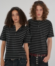 WISH FOR EVER（ウィッシュフォーエバー）の「ASSORT LIGHTWEIGHT FRENCH TERRY COMPACT HENRY NECK T/アソートライトウェイトフレンチテリーコンパクトヘンリーネックT（Tシャツ/カットソー）」