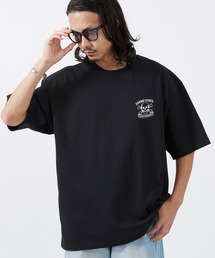【SIDEWAYSTANCE】スカルワンポイントロゴ半袖Tシャツ 70501