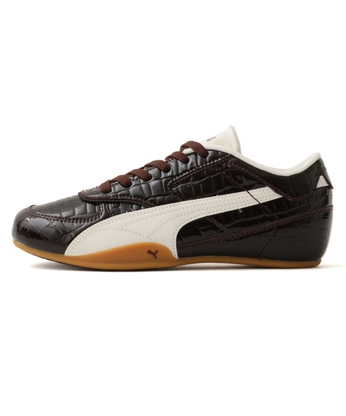 PUMA（プーマ）の「PUMA BELLA MINA CROC WMNS / プーマ ベラミナ CROC ウィメンズ（スニーカー・レディース・ブラウン・22.5cm/23.0cm/23.5cm/24.0cm/24.5cm/25.0cm）」の3枚目の写真