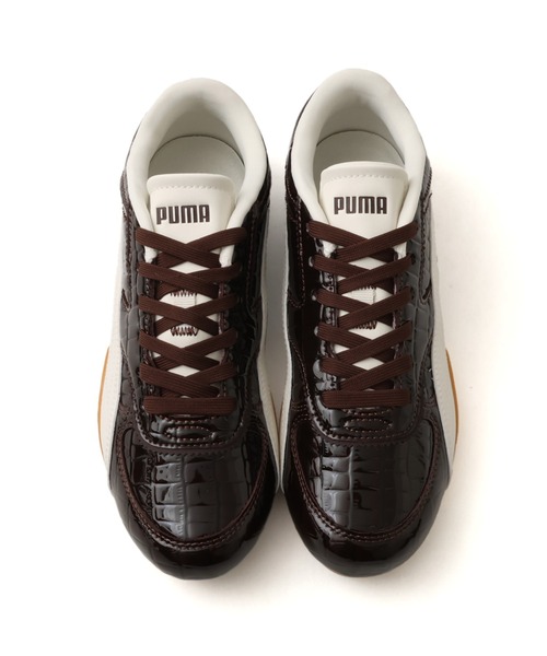 PUMA（プーマ）の「PUMA BELLA MINA CROC WMNS / プーマ ベラミナ CROC ウィメンズ（スニーカー・レディース・ブラウン・22.5cm/23.0cm/23.5cm/24.0cm/24.5cm/25.0cm）」の2枚目の写真
