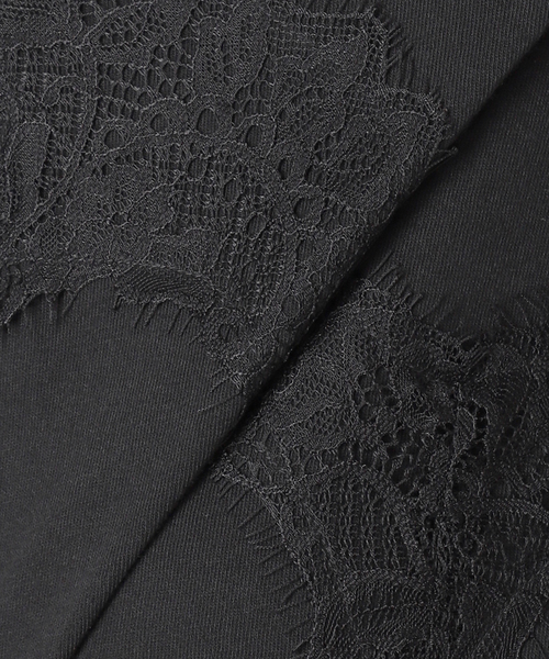 SLOBE IENA(スローブイエナ)の「《WEB限定/追加》アイラッシュレースTシャツ(Tシャツ/カットソー・レディース・ブラック・FREE)」の22枚目の写真