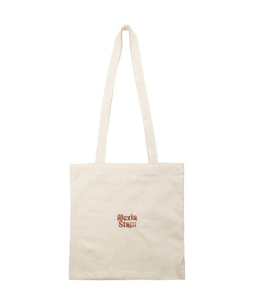 ALEXIA STAM（アリシアスタン）の「Embroidered Logo Tote Bag /ロゴ刺繍トートバッグ（トートバッグ・レディース・テラコッタ/カーキ/ホワイト/パープル/ピンク・FREE）」の18枚目の写真