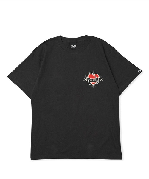 EXAMPLE（エグザンプル）の「EXAMPLE MADE IN PEACE S/S TEE（Tシャツ/カットソー・メンズ・ホワイト/チャコール・XXL/XL/L/M）」の2枚目の写真