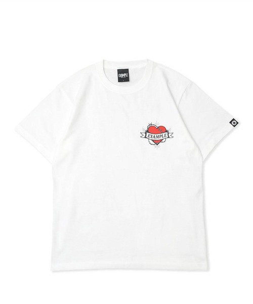 EXAMPLE（エグザンプル）の「EXAMPLE MADE IN PEACE S/S TEE（Tシャツ/カットソー・メンズ・ホワイト/チャコール・XXL/XL/L/M）」の5枚目の写真
