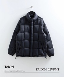 【TAION(タイオン)】〈ユニセックス〉マウンテン フライフロント パッカブル ボリュームダウンジャケット