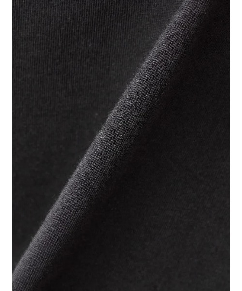 Perfect Suit FActory(パーフェクトスーツファクトリー)の「プレーティング天竺 タックTシャツ(Tシャツ/カットソー・レディース・ブラック/ホワイト・M/L)」の5枚目の写真