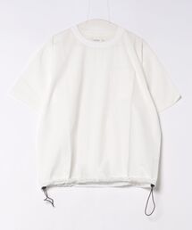 /ATELANE/アイスファブリック ルーズシルエット裾絞れるTee