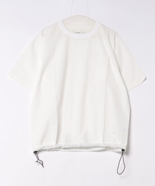ATELANE(アテレーン)の「/ATELANE/アイスファブリック ルーズシルエット裾絞れるTee(その他トップス・メンズ・ネイビー/ホワイト/ブラック・X-LARGE/LARGE/MEDIUM)」の2枚目の写真