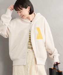 【WEB先行予約】[Americana/アメリカーナ] 別注 AMRCN バックプリント ジップフードパーカー