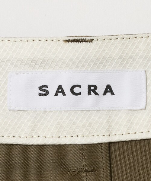 SACRA（サクラ）の「＜SACRA＞ギャバ ベイカーパンツ（その他パンツ・レディース・オリーブ・38/36）」の10枚目の写真