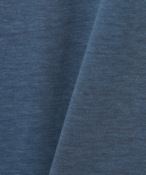 COMME CA Wardrobe(コムサワードローブ)の「〔 +サイズ 〕 ヴィンテージプレーティング天竺 ロゴプリントTシャツ(Tシャツ/カットソー・レディース・ブルー/ホワイト/ボルドー・13号)」の4枚目の写真