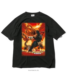 ゴジラ × ホームゲーム【HOMEGAME】- 半袖Tシャツ 2001 ゴジラ モスラ キングギドラ 大怪獣総攻撃 TEE