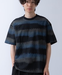 グラデーションボーダー 半袖 Tシャツ