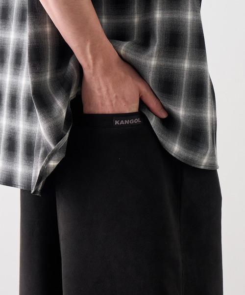 CORPUS SELECT(コーパストーキョー)の「【KANGOL/カンゴール】別注 ポンチスエードバレルパンツ(その他パンツ・メンズ・チャコールグレー/ブラック・M/L/LL)」の10枚目の写真