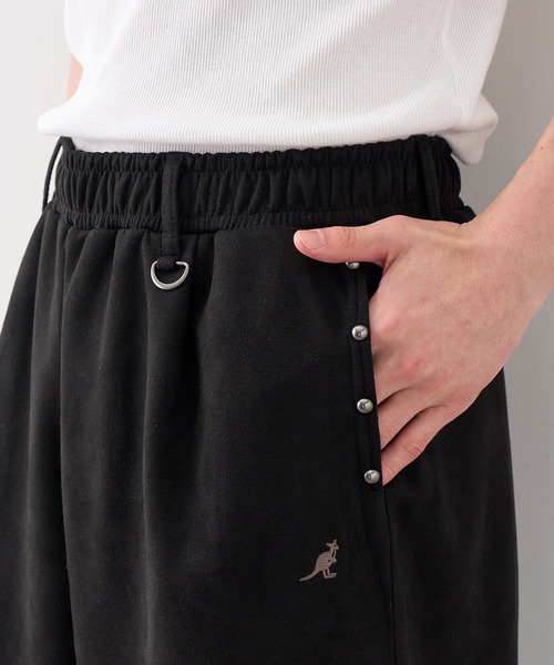 CORPUS SELECT(コーパストーキョー)の「【KANGOL/カンゴール】別注 ポンチスエードバレルパンツ(その他パンツ・メンズ・チャコールグレー/ブラック・M/L/LL)」の9枚目の写真
