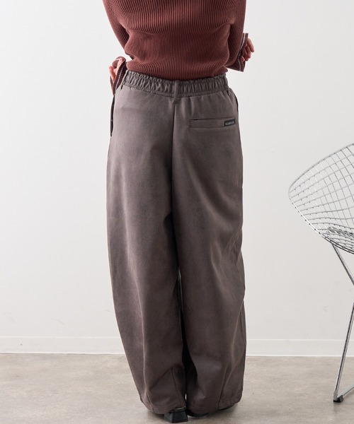 CORPUS SELECT(コーパストーキョー)の「【KANGOL/カンゴール】別注 ポンチスエードバレルパンツ(その他パンツ・メンズ・チャコールグレー/ブラック・M/L/LL)」の13枚目の写真