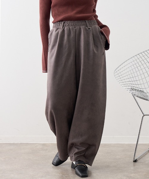 CORPUS SELECT(コーパストーキョー)の「【KANGOL/カンゴール】別注 ポンチスエードバレルパンツ(その他パンツ・メンズ・チャコールグレー/ブラック・M/L/LL)」の11枚目の写真