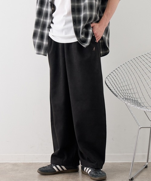 CORPUS SELECT(コーパストーキョー)の「【KANGOL/カンゴール】別注 ポンチスエードバレルパンツ(その他パンツ・メンズ・チャコールグレー/ブラック・M/L/LL)」の6枚目の写真