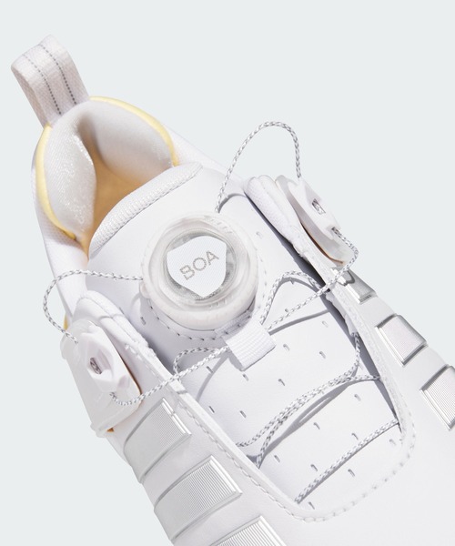 adidas（アディダス）の「アディパワー 26 BOA スパイクレス ゴルフ / ADIPOWER 26 BOA SPIKELESS GOLF SHOES【adidas Golf/アディダスゴルフ】（スニーカー・レディース・グレー・22.5cm/23.5cm/24.5cm/25.5cm/23.0cm/24.0cm/25.0cm/22.0cm）」の9枚目の写真