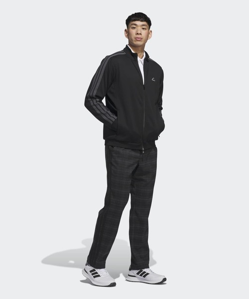adidas(アディダス)の「スリーストライプス フルジップトラックジャケット【adidas Golf/アディダスゴルフ】(ブルゾン・メンズ・ブラック・SMALL/MEDIUM/LARGE/X-LARGE/XX-LARGE)」の5枚目の写真