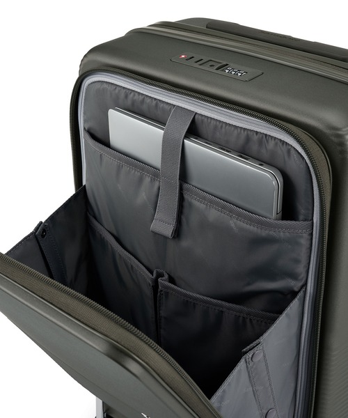 Samsonite（サムソナイト）の「サムソナイト FLATFORM スピナー 55/20 エキスパンダー FT ダーク モス（スーツケース/キャリーバッグ・メンズ・グレー系・S）」の13枚目の写真