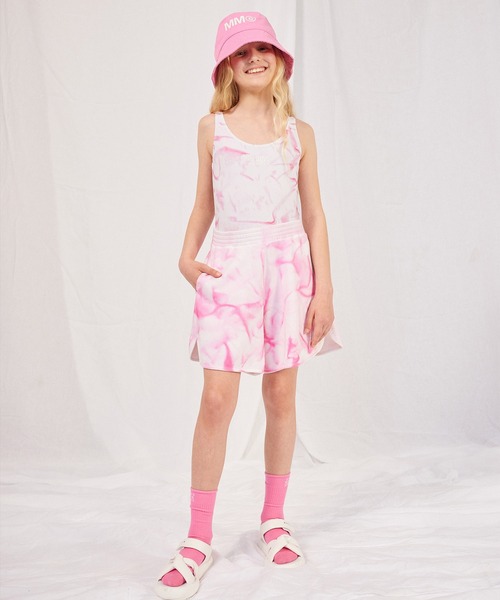 MM6 Maison Margiela(エムエムシックス メゾン マルジェラ)の「MM6 Maison Margiela(エムエムシックス メゾン マルジェラ)Kids & Junior タイダイ柄ショートパンツ(その他パンツ・キッズ・ピンク・8Y)」の2枚目の写真
