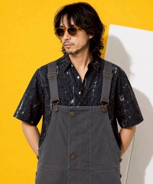 KAMINARI_TOKIO（カミナリトキオ）の「ワイドカーゴオーバーオール（サロペット/オーバーオール・レディース・ブラック/グレー・FREE）」の8枚目の写真