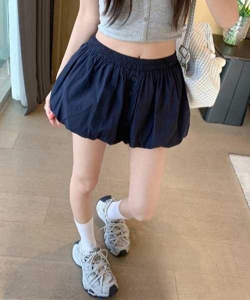 FLINEA（フリネア）の「ショートバルーンパンツ（その他パンツ・レディース・ネイビー/ブラウン/ホワイト/ブラック・FREE）」の10枚目の写真