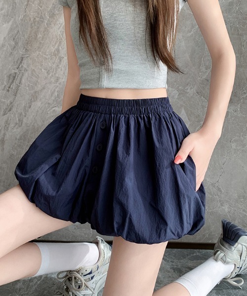 FLINEA（フリネア）の「ショートバルーンパンツ（その他パンツ・レディース・ネイビー/ブラウン/ホワイト/ブラック・FREE）」の9枚目の写真