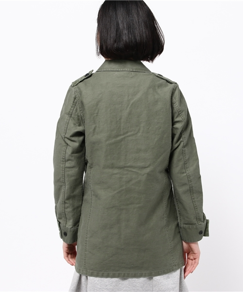 DouDou（ドゥドゥ）の「【DouDou】ミリタリージャケット（その他アウター・レディース・ベージュ/カーキ・FREE）」の5枚目の写真